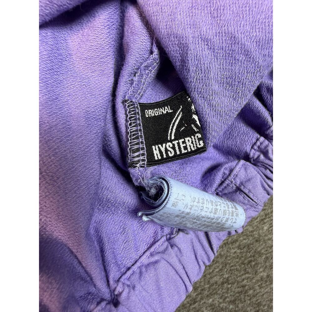 VTG Hysteric Glamour Purple Dreams Burn Down Cropped Puff Sleeve Top One Size - Picture 5 of 10